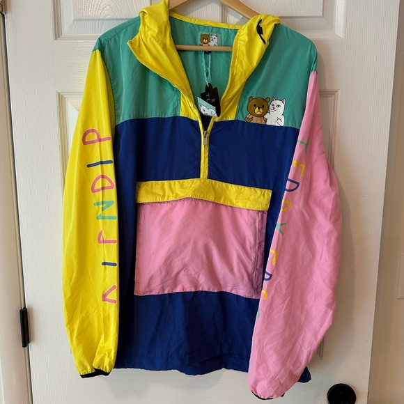 Ripndip Other - Ripndip x Teddyfresh Multicolor Windbreaker NWT